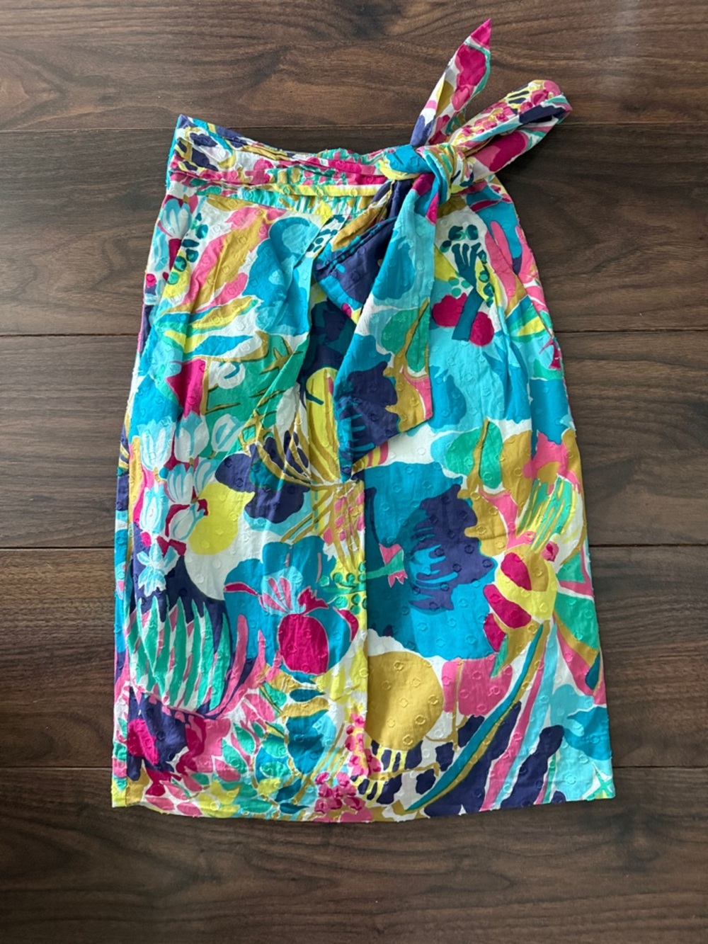 J. Crew floral abstract print skirt